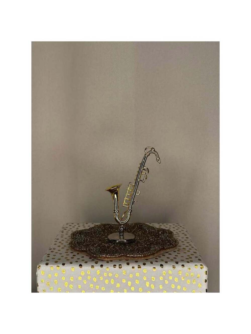 Dollhouse sized saxophone